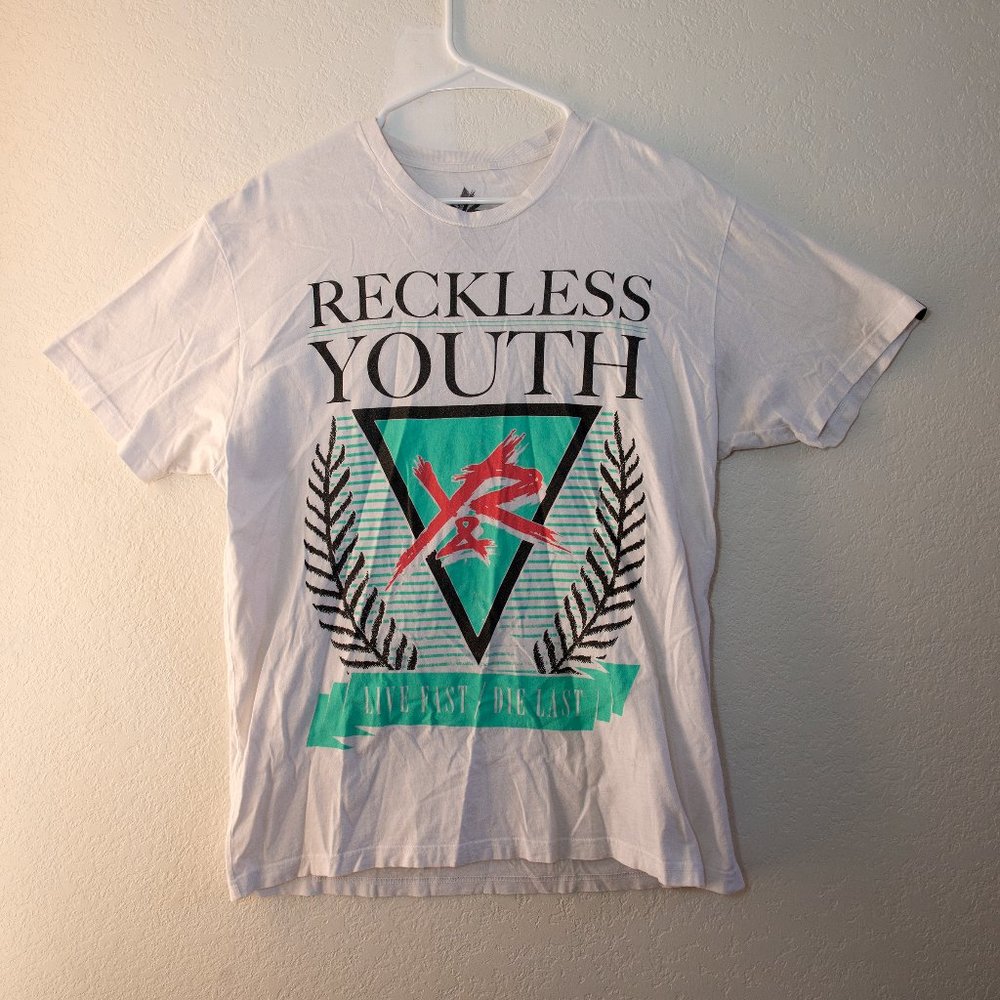 Reckless Youth tee shirt. Men's size L